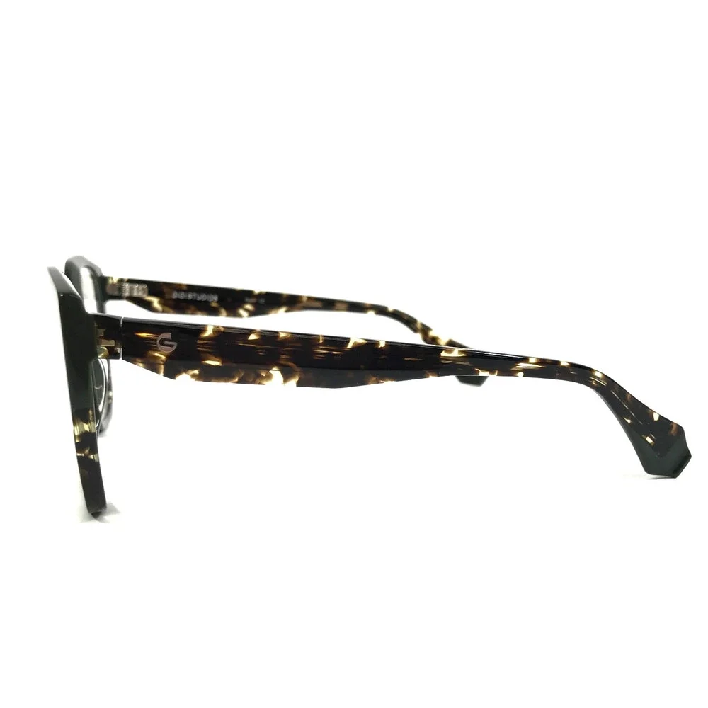Gigi Studios Eyeglasses Frames ANDY GS1002/07O Black Tortoise Cat Eye 56-17-140